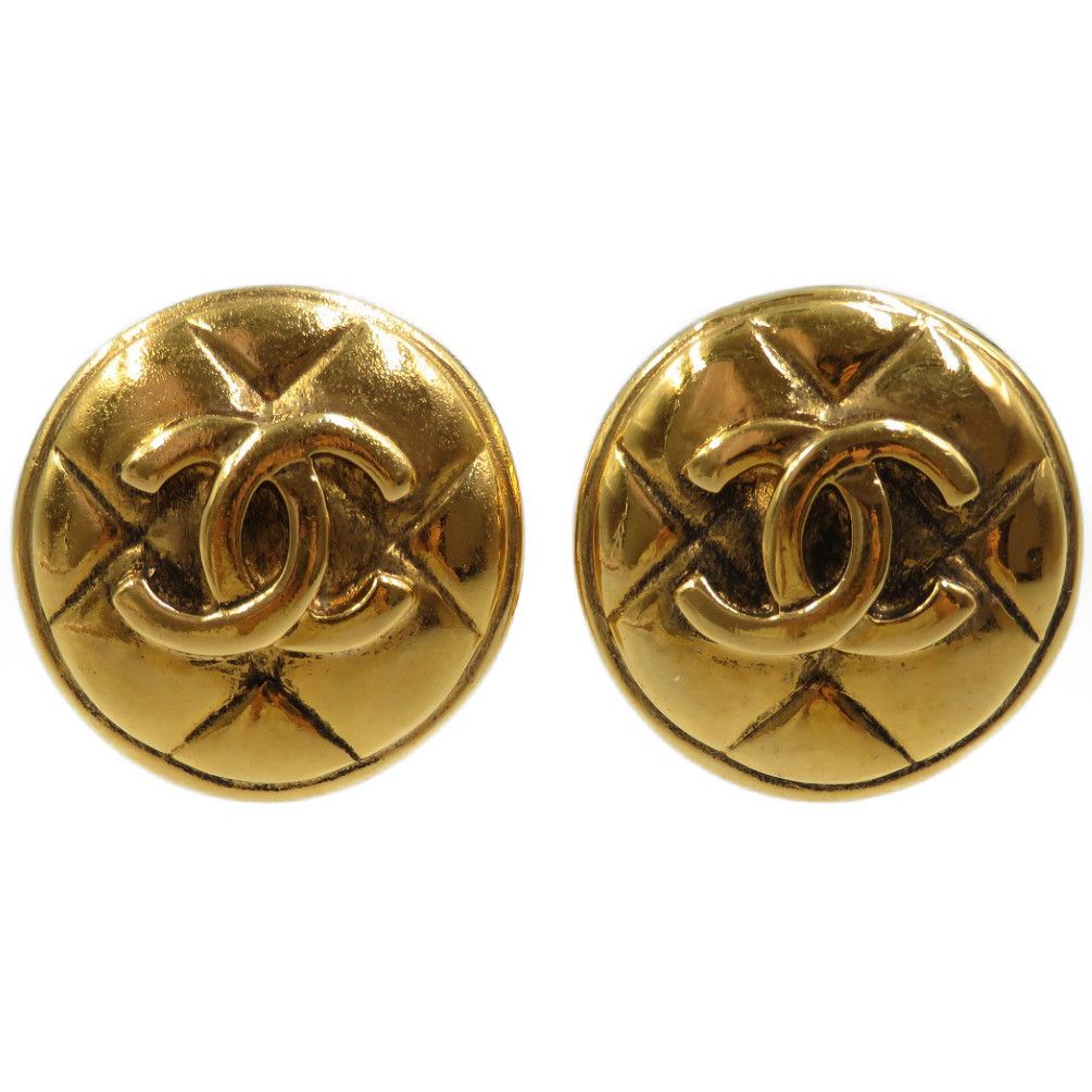 シャネル  マトラッセ   GP  ゴールド   イヤリング