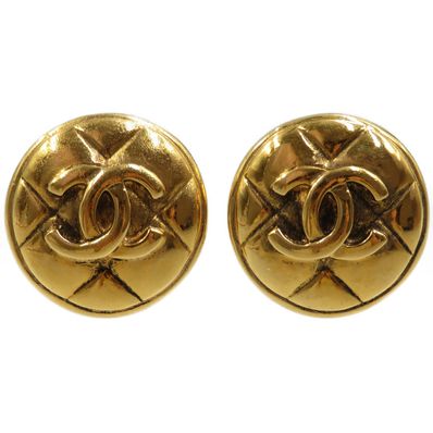 シャネル マトラッセ GP ゴールド イヤリング
