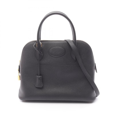 エルメス HERMES ボリード31 ハンドバッグ バッグ レザー トリヨンクレマンス Z刻印(2021年製造) レディース ブラック系 【中古】