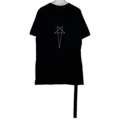 ダークシャドウ Rick Owens DU02C5250 ブラック ペンタグラム Tシャツ M