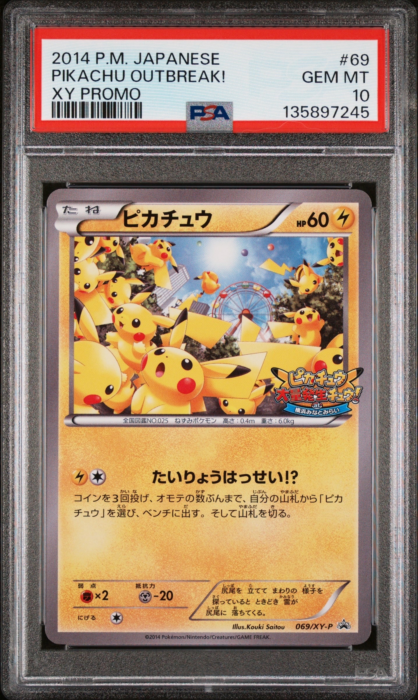 ピカチュウ: プロモ[XY-P 069/XY-P](プロモーションカード「XY-P」)