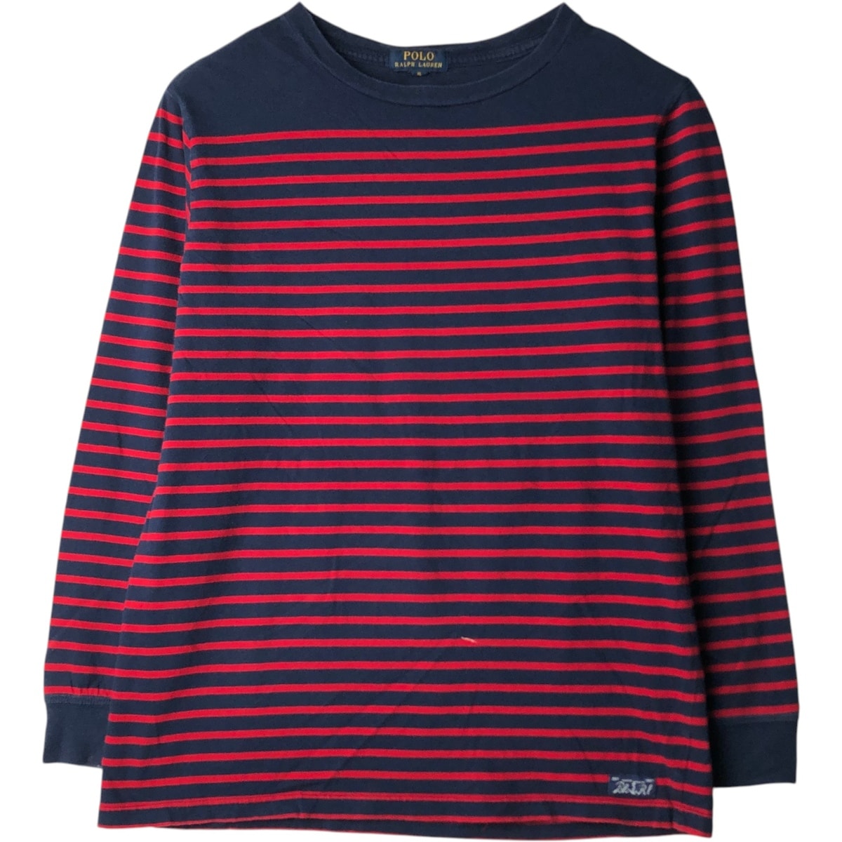 古着 ラルフローレン Ralph Lauren POLO RALPH LAUREN ボーダー柄 ロングTシャツ ロンT メンズS相当/eaa638008