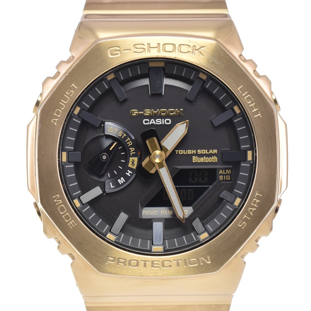 カシオ CASIO GM-B2100GD-9AJF G-SHOCK 2100シリーズ ブラック/液晶 ソーラー メンズ 美品 腕時計 H#146896
