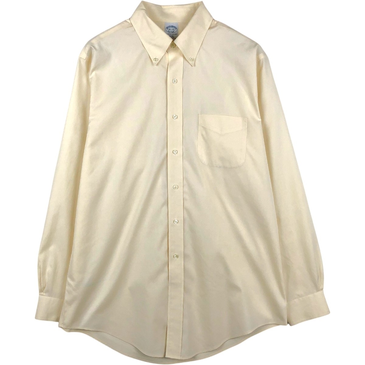 古着 ブルックスブラザーズ Brooks Brothers Est.1818 SLIM FIT 長袖 ボタンダウンシャツ メンズL相当/eaa669108
