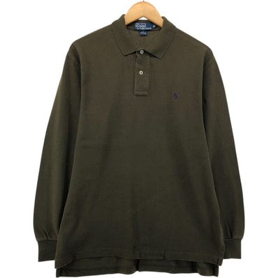古着 ラルフローレン Ralph Lauren POLO by Ralph Lauren 長袖 ポロシャツ メンズM相当/eaa575723