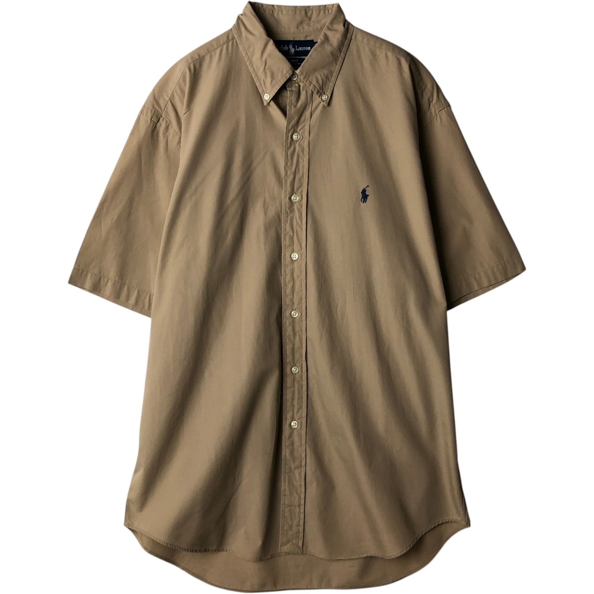 古着 ラルフローレン Ralph Lauren BLAKE 半袖 ボタンダウンシャツ メンズM相当/eaa636677