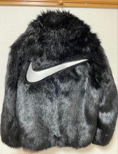 Nike x Ambush Women's Reversible Faux Fur Coat "Black"