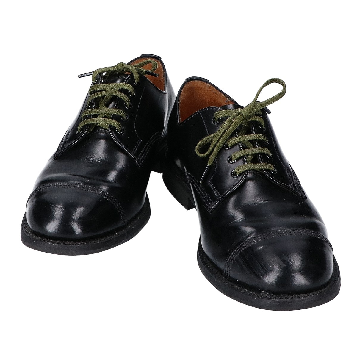 サンダース 1128B MILITARY DERBY SHOE ポリッシュドレザー ストレートチップ シューズ 7