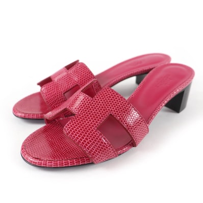 極美品 エルメス サンダル オアジス レディース 35