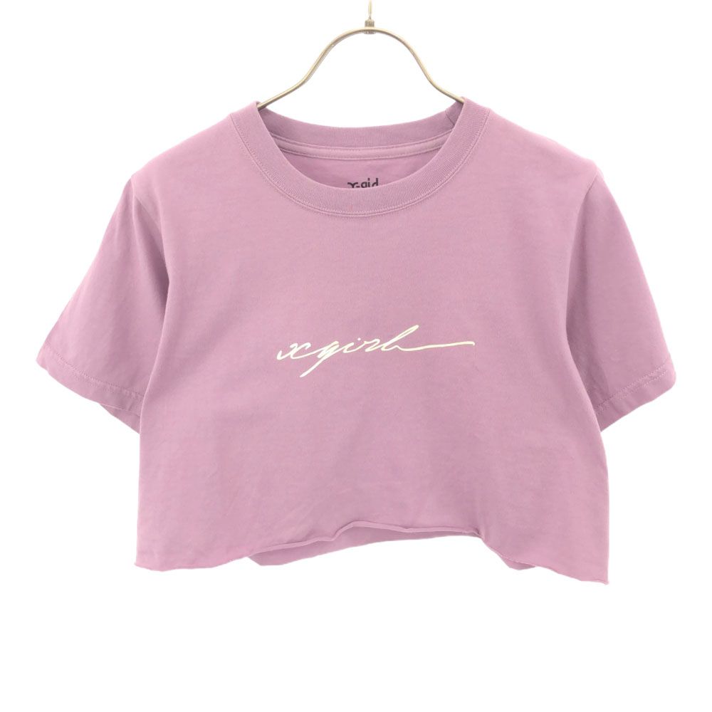 X-girl 半袖 クロップ丈 Tシャツ