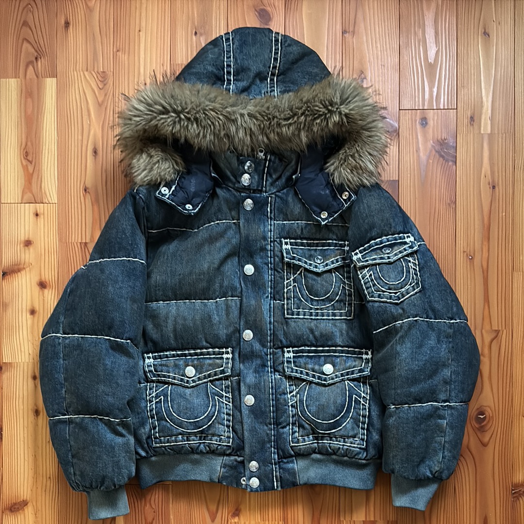 Supreme x True Religion Puffer Jacket "Indigo"