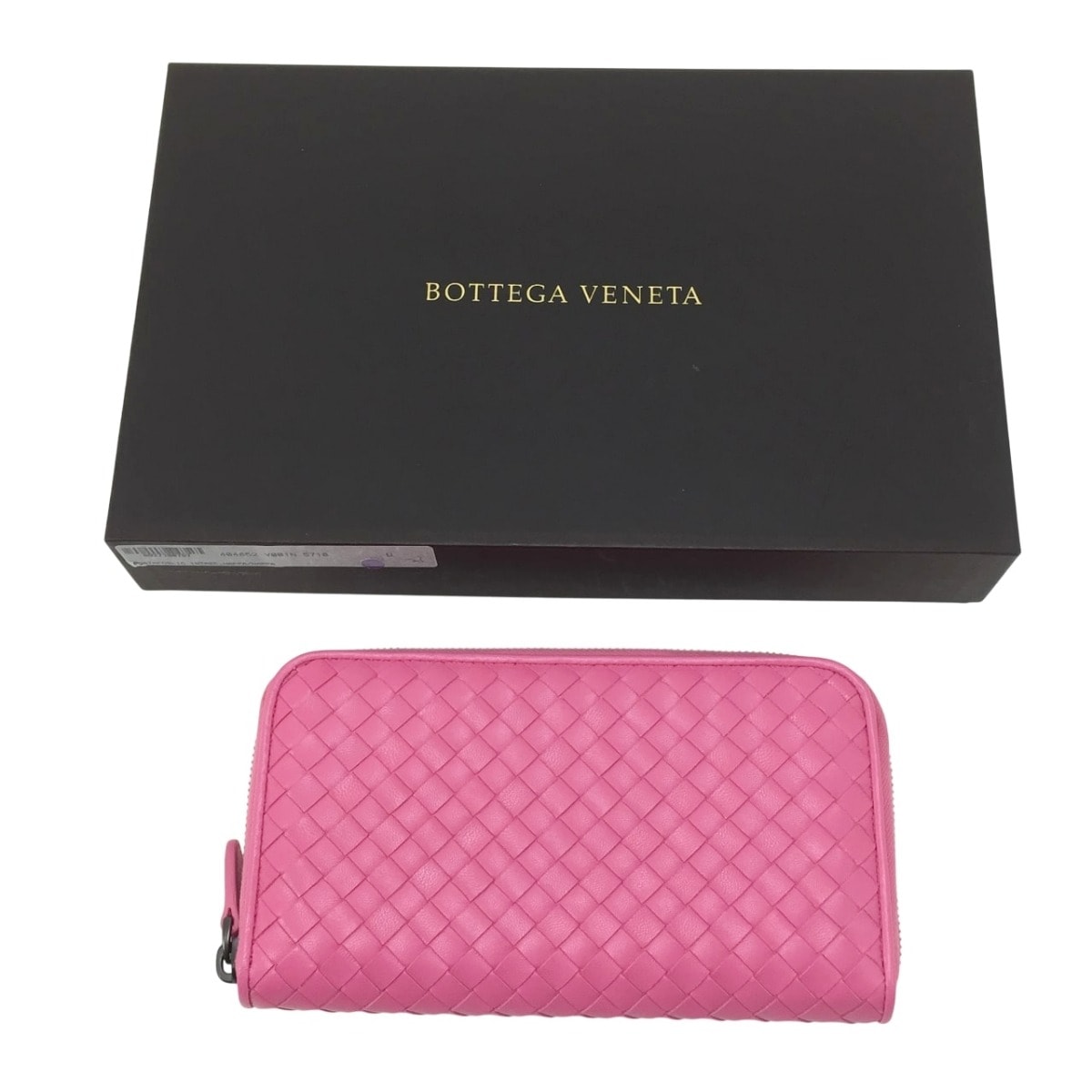 $$ BOTTEGA VENETA ボッテガヴェネタ 長財布 404852 ピンク