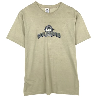古着 90年代 コロンビア Columbia 半袖 プリントTシャツ USA製 メンズL相当 ヴィンテージ/eaa621634