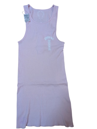 Chrome Hearts T-Bar Logo Back CrossPrint Tank Top "Pink" Lサイズ 新品未使用 タグ付き
