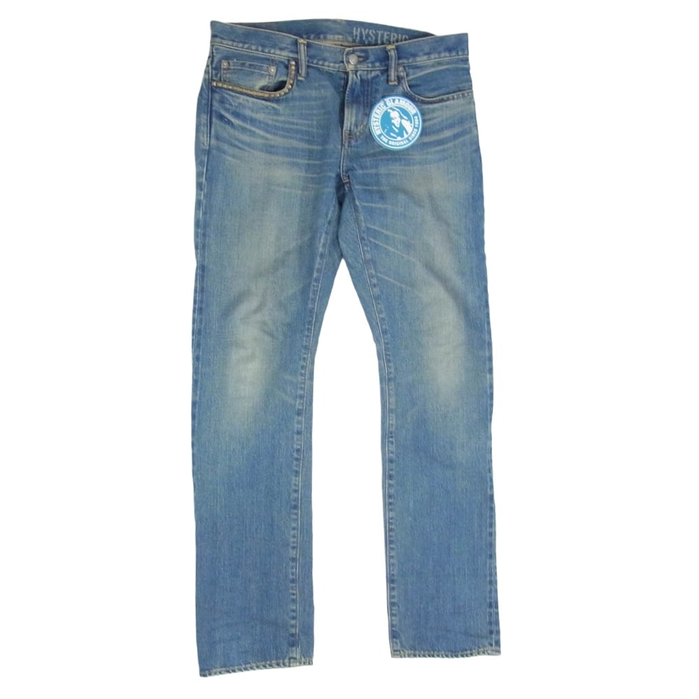HYSTERIC GLAMOUR ヒステリックグラマー デニムパンツ 21AW 02213AP13 HYS SP加工 デニムパンツ ジーンズ インディゴブルー系 30【中古】