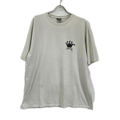 ステューシー コットン クラウンプリント Tシャツ XL