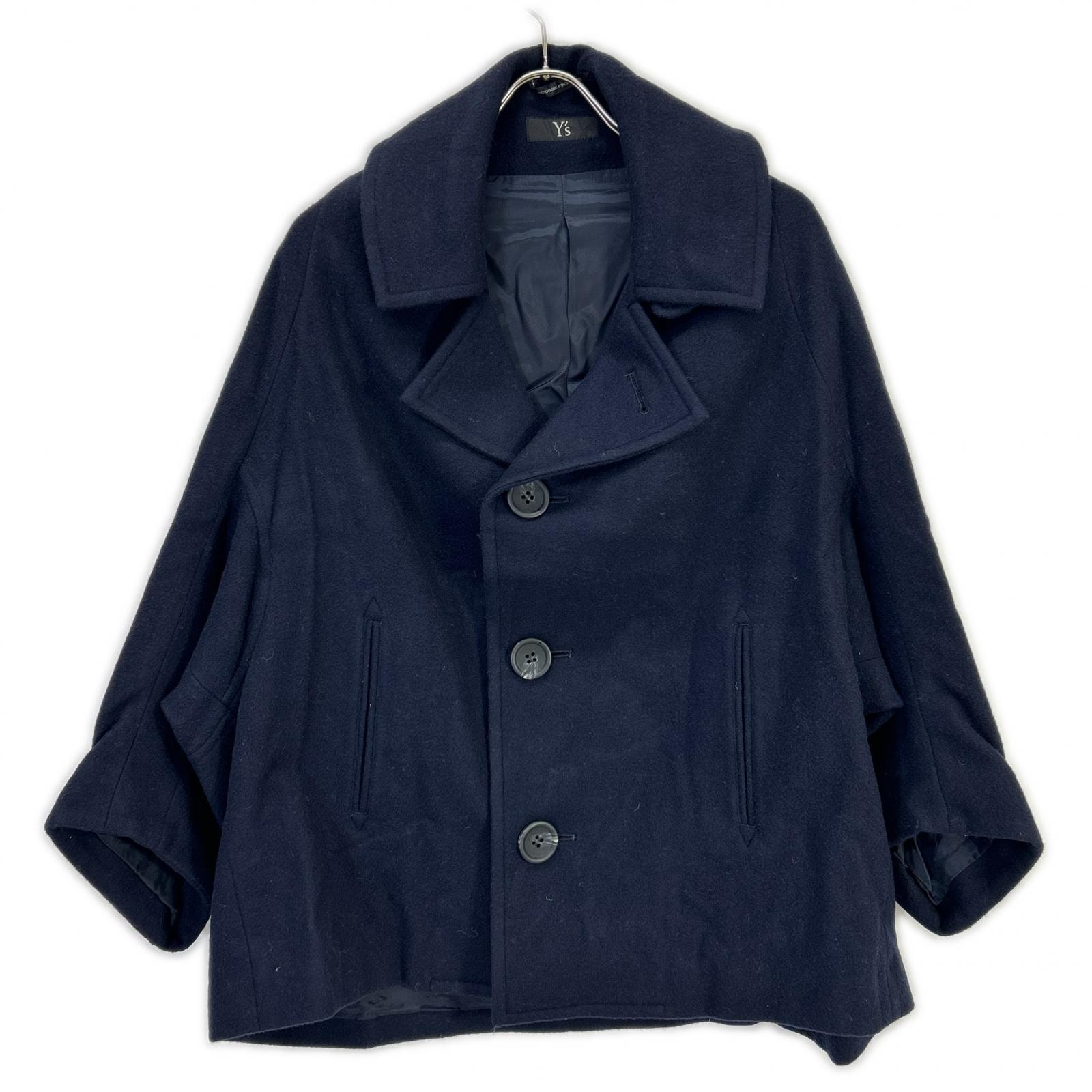 ワイズ YY-C23-121 ネイビー AIRY MOSSER MIDDLE COAT 2