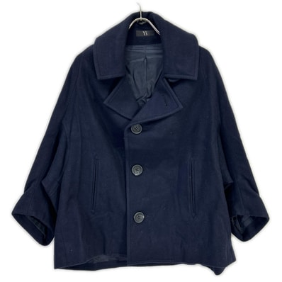 ワイズ YY-C23-121 ネイビー AIRY MOSSER MIDDLE COAT 2