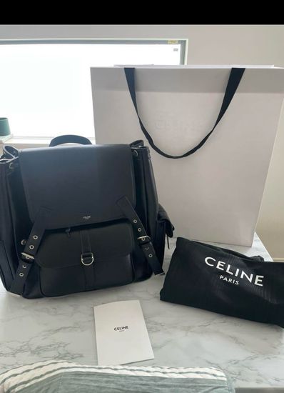 セリーヌ スムースカーフスキン ラージカーフレザー バックパック