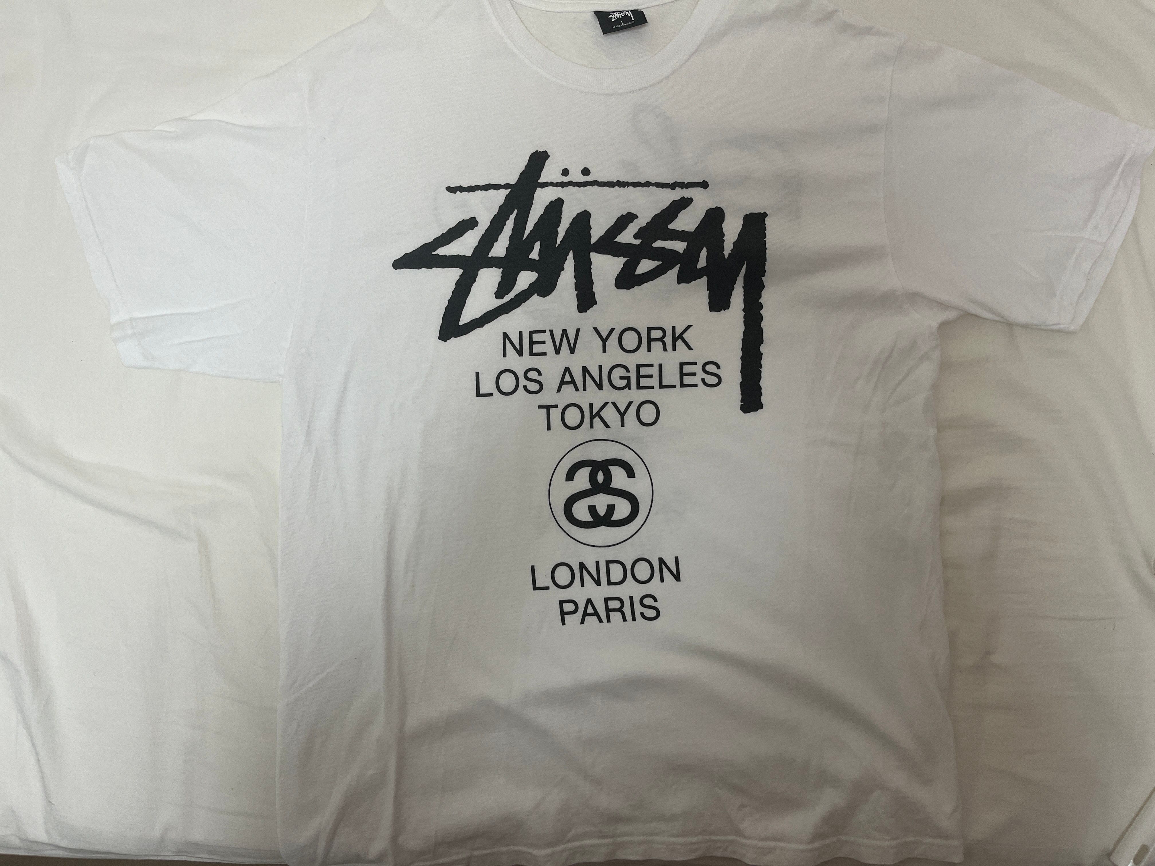 Stussy WORLD TOUR TEE "White"
