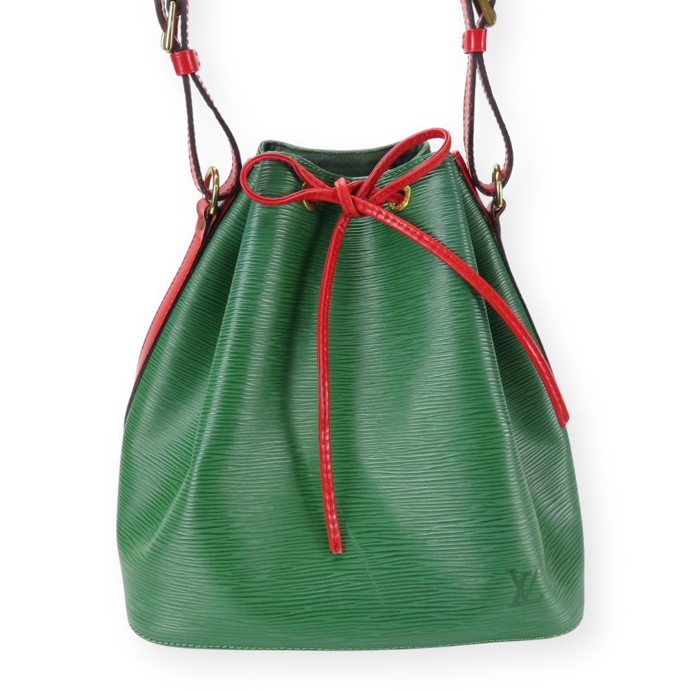 Louis Vuitton Epi Petit Noe "Green/Red"