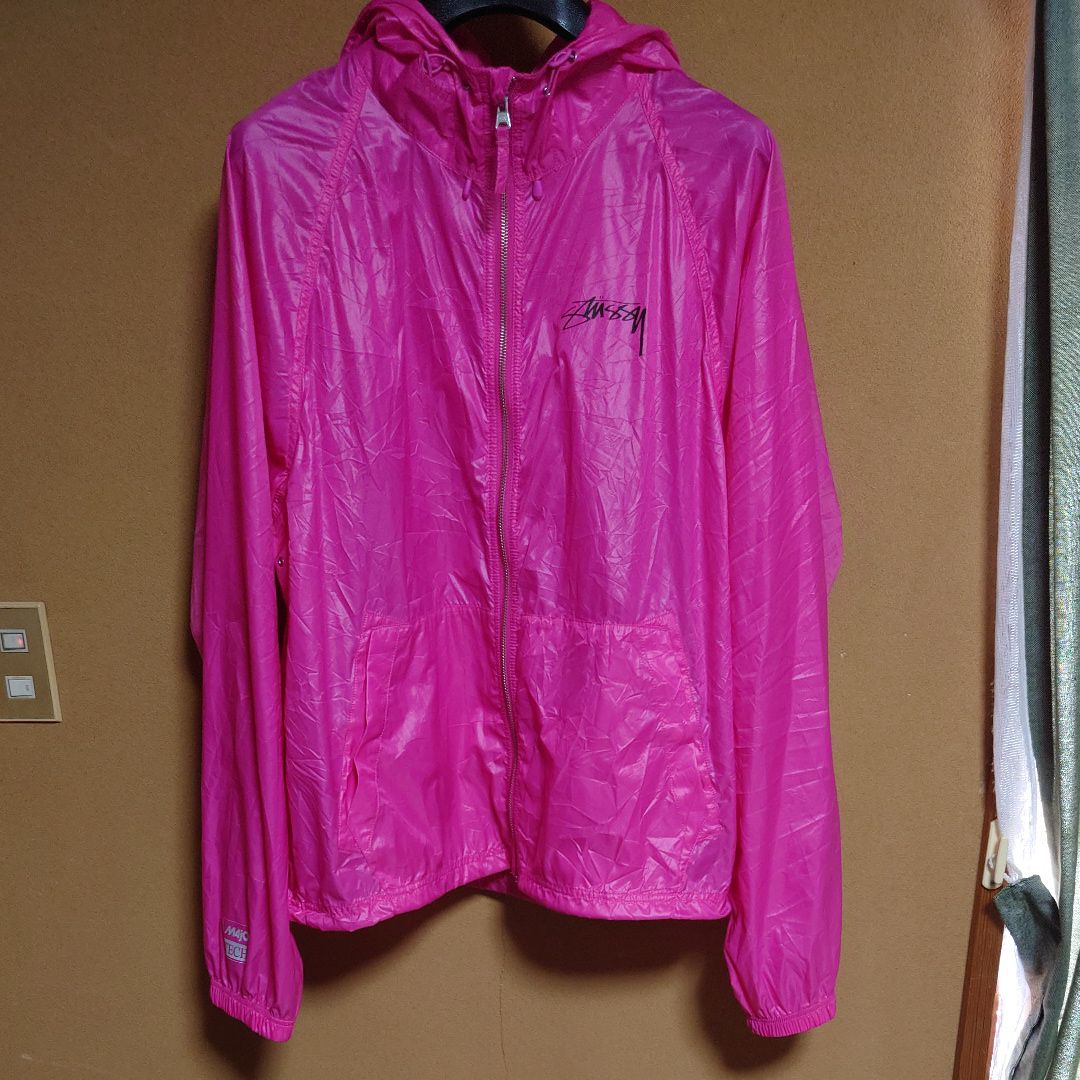 Stussy Beach Shell Wrinkled Nylon "Magenta"
