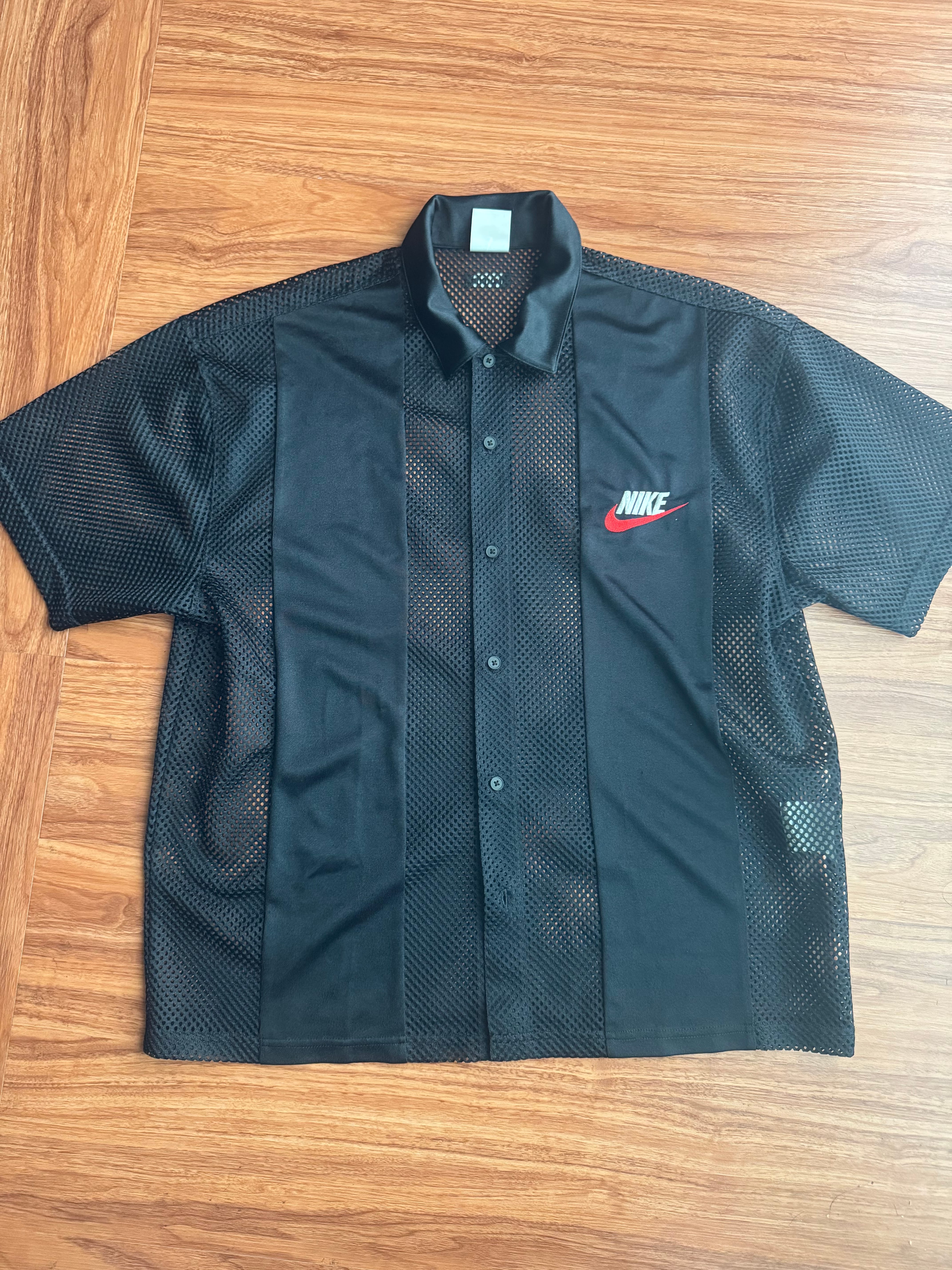 Supreme x Nike Mesh S/S Shirt "Black" FQ0346-010