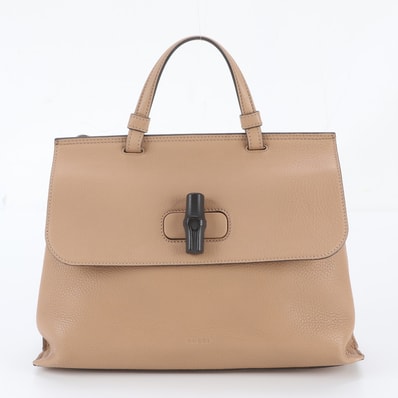 ■極美品 グッチ バンブー バンブー デイリー392013 ハンドバッグ