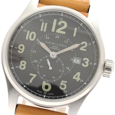 ☆良品 ハミルトン カーキ フィールド オフィサー メンズ 【中古】