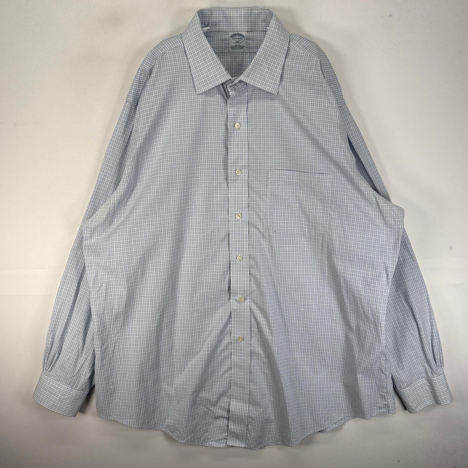 古着 ブルックスブラザーズ Brooks Brothers 長袖シャツ 胸ポケット XL  ブルー系 チェック メンズ