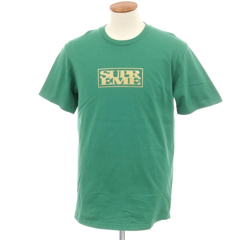 【中古】シュプリーム Supreme 2024年秋冬 Connect Tee コットン クルーネック 半袖Tシャツ グリーン【サイズM】【メンズ】