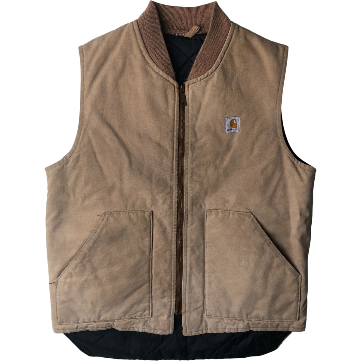 D (傷や汚れあり)】古着 90年代 カーハート Carhartt クラシックベスト