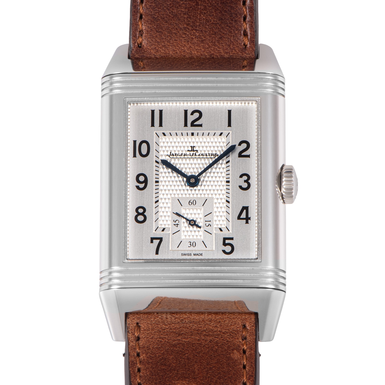 JAEGER-LECOULTRE ジャガー・ルクルト レベルソ クラシック ラージ デュオ スモールセコンド Q3848422 保証書2026年 ステンレススチール【中古】