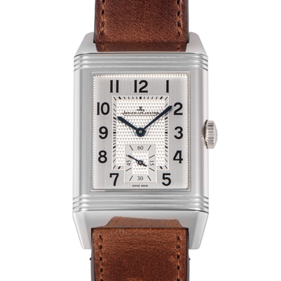 JAEGER-LECOULTRE ジャガー・ルクルト レベルソ クラシック ラージ デュオ スモールセコンド Q3848422 保証書2026年 ステンレススチール【中古】