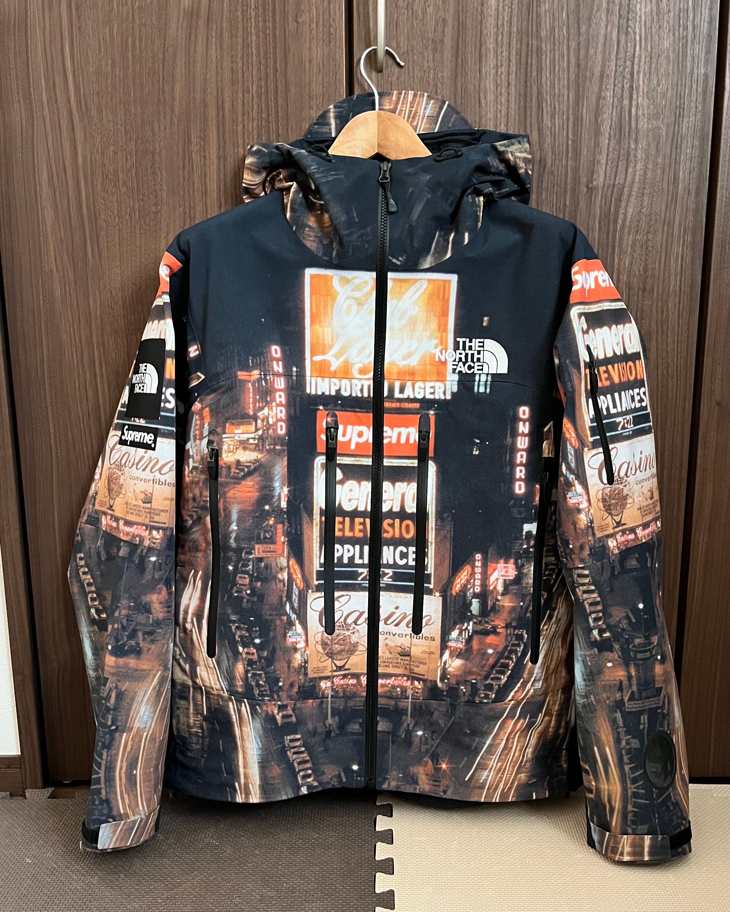 Supreme x The North Face Taped Seam Shell Jacket "Times square" NP52207I x NF0A82RK