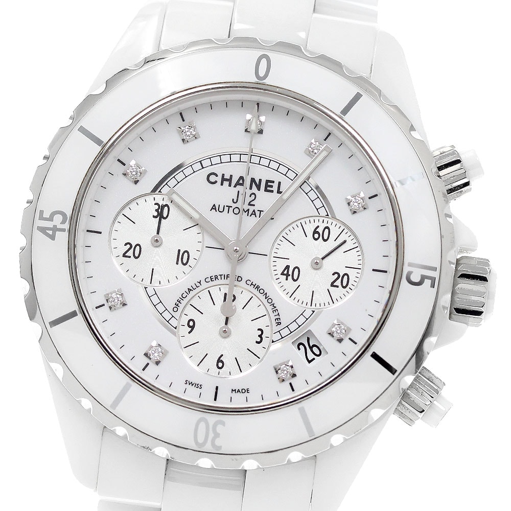☆良品 シャネル J12 白セラミック H2009 メンズ 【中古】