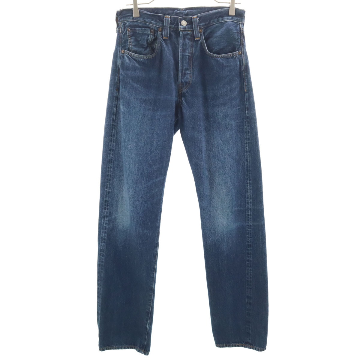 Levi's リーバイス 501XX 日本製 ビッグE ストレートデニムパンツ W28 ウォッシュブルー ジーンズ Vステッチ 赤耳 セルビッチ
