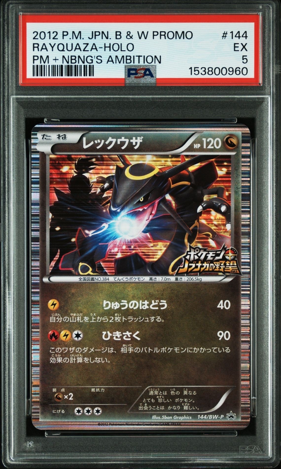 PSA10】レックウザ P [BW-P 144/BW-P](プロモーションカード「ポケモン