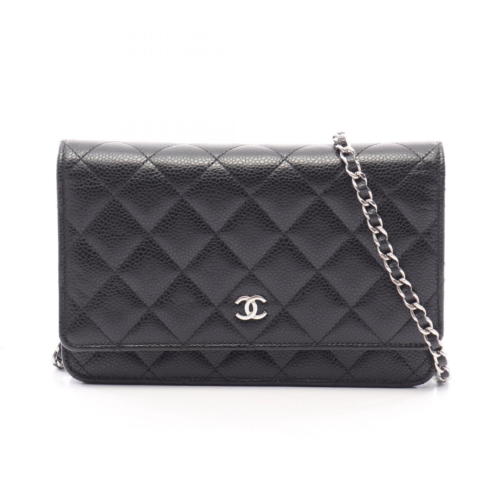 シャネル CHANEL マトラッセ ショルダーバッグ バッグ キャビアスキン(グレインドカーフ) レディース ブラック系 AP0250 【中古】