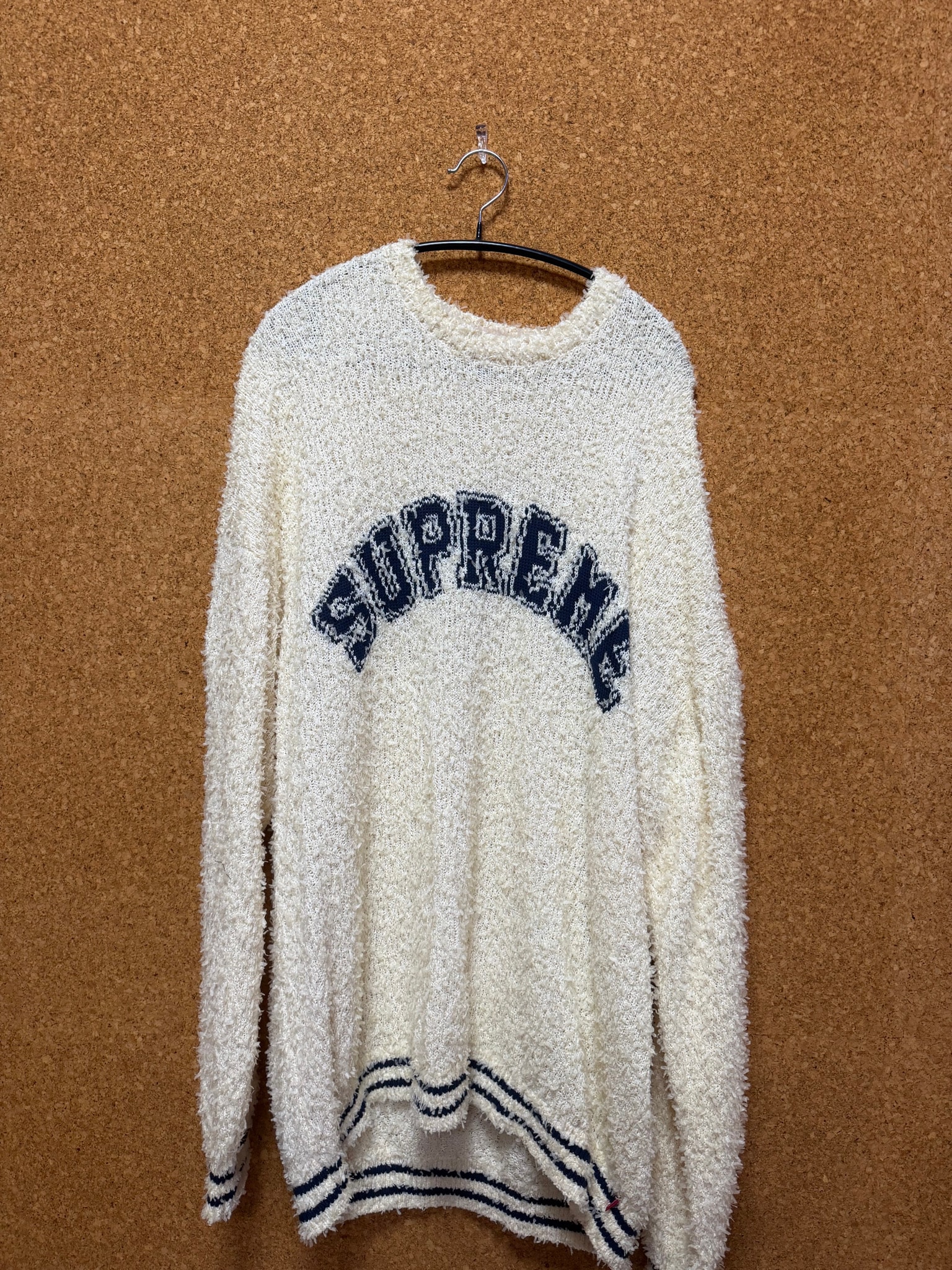 Supreme Textured Arc Sweater "Cream"