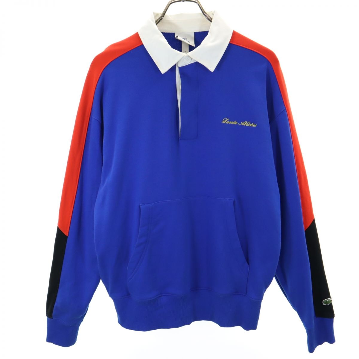 LACOSTE L!VE ラコステライブ 長袖 ポロシャツ XS ブルー系
