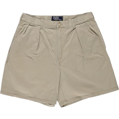 古着 ラルフローレン Ralph Lauren POLO by Ralph Lauren ツータック チノショーツ ショートパンツ メンズw32相当/eaa643735