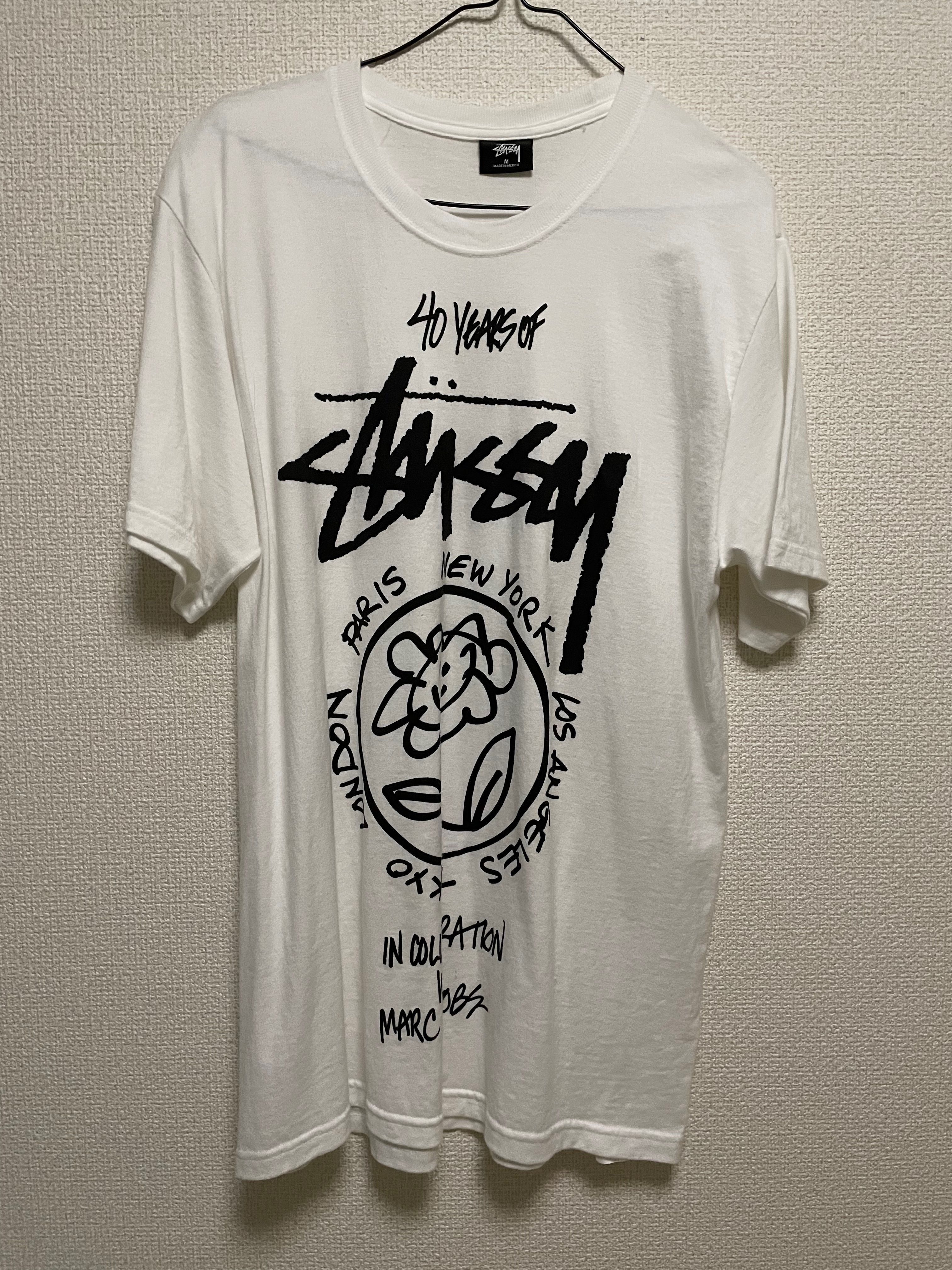 Stussy x Marc Jacobs World Tour Collection T Shirt "White"