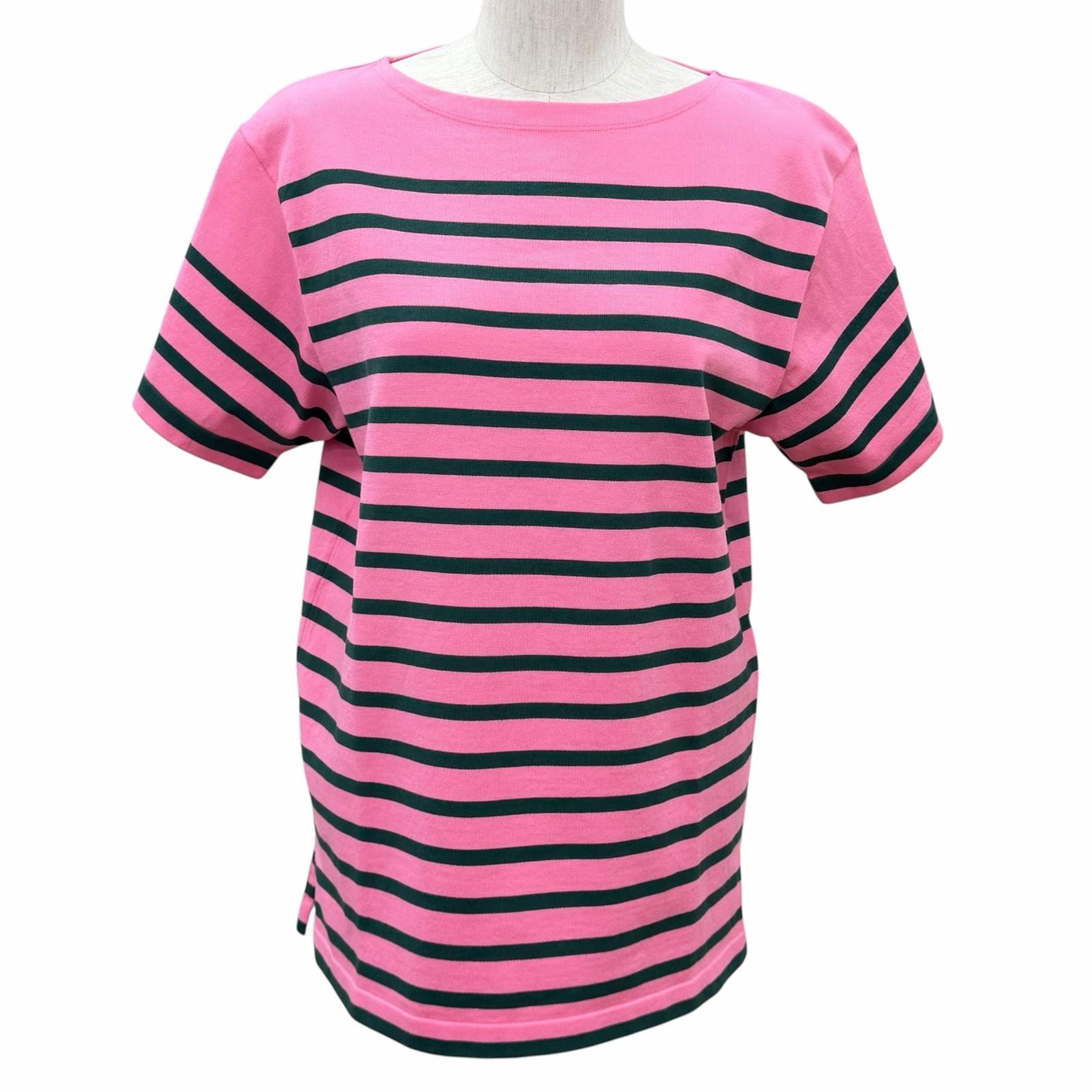 未使用品 ルイヴィトン LVレザーパッチ 半袖Tシャツ ピンク レディース M