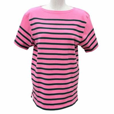 未使用品 ルイヴィトン LVレザーパッチ 半袖Tシャツ ピンク レディース M