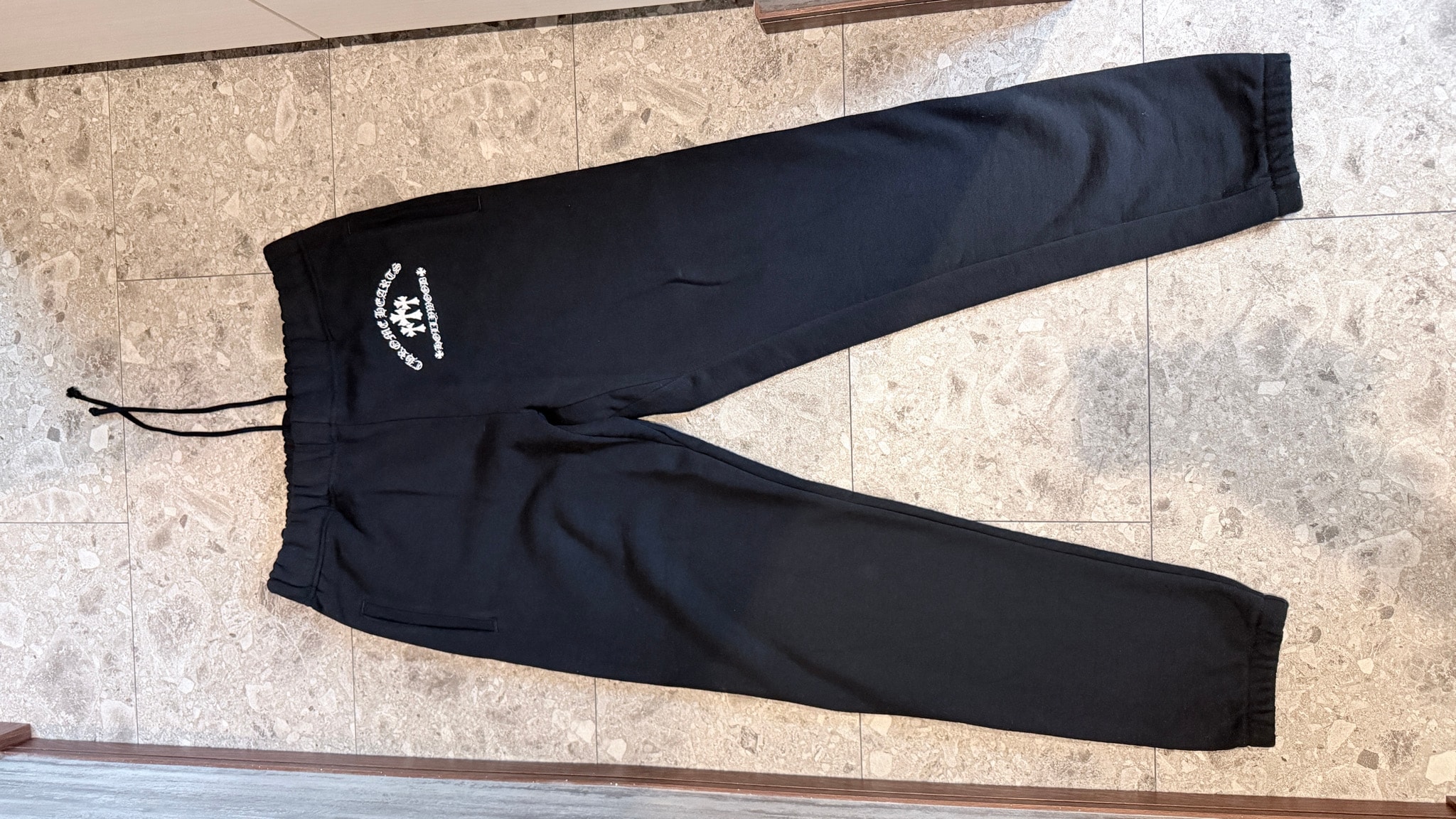Chrome Hearts Y Not Triple Cross Sweat Pants "Black"