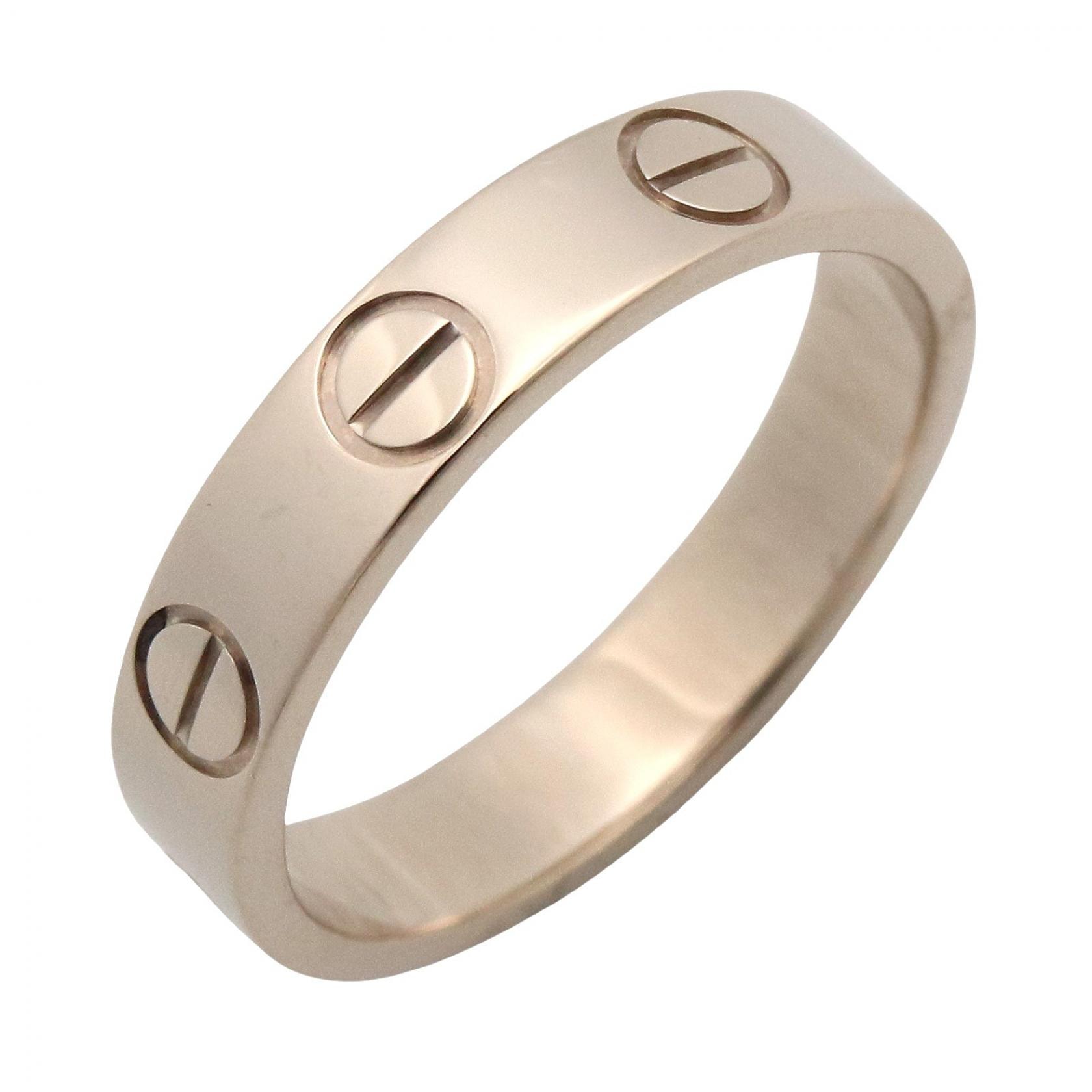 カルティエ CARTIER ミニラブリング リング・指輪 ジュエリー K18WG(ホワイトゴールド) メンズ レディース ゴールド系 / シルバー系 B4085100 【中古】