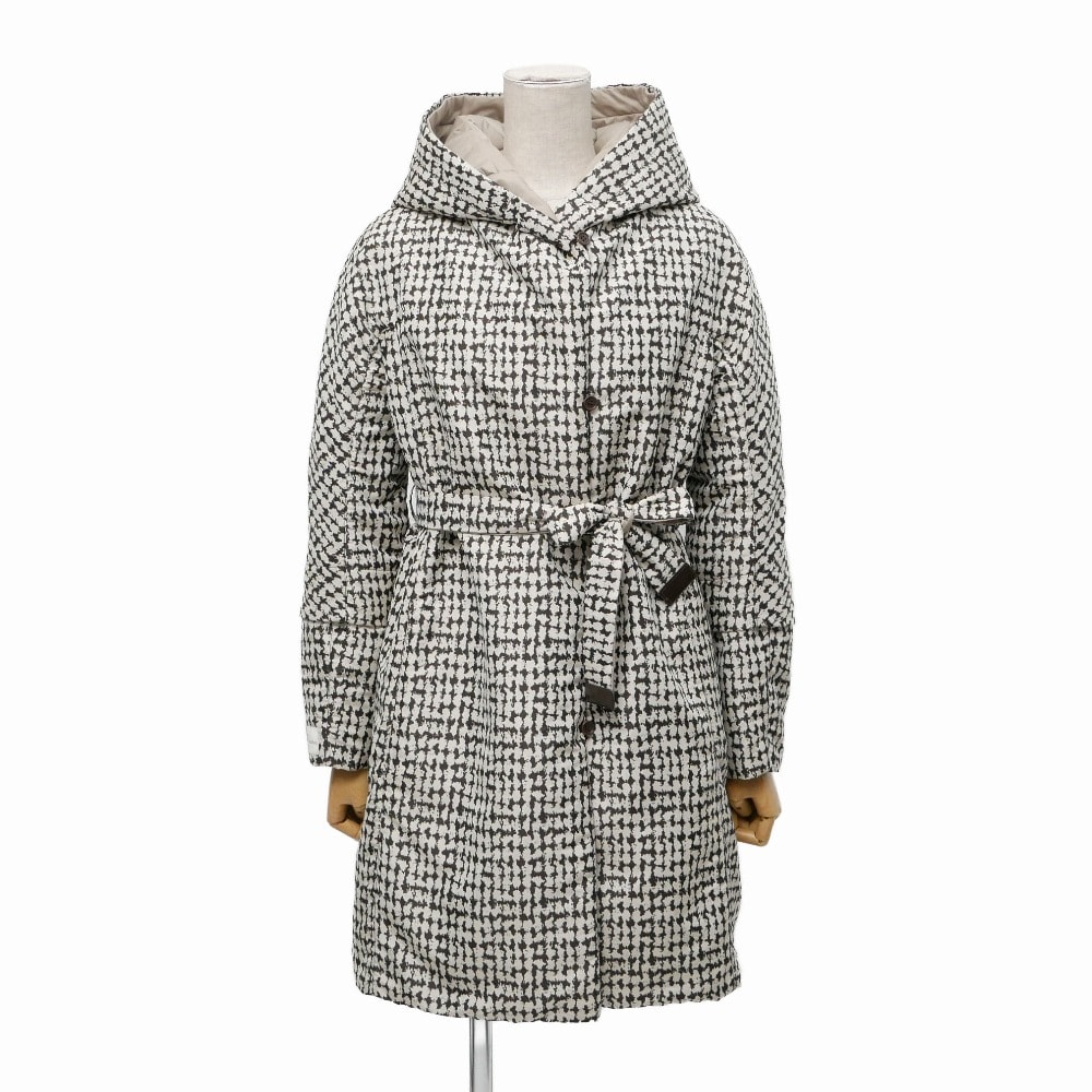 S Max Mara エス マックスマーラ コート サイズ38 リバーシブル 中綿 グースダウン ベルテッド ブランド古着【中古】20260128/RA7495