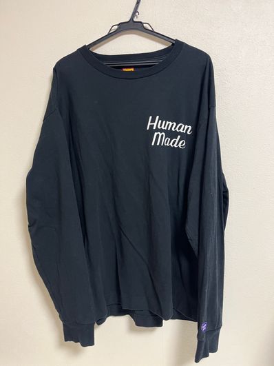 HUMAN MADE Flamingo L/S T-Shirt "Black"