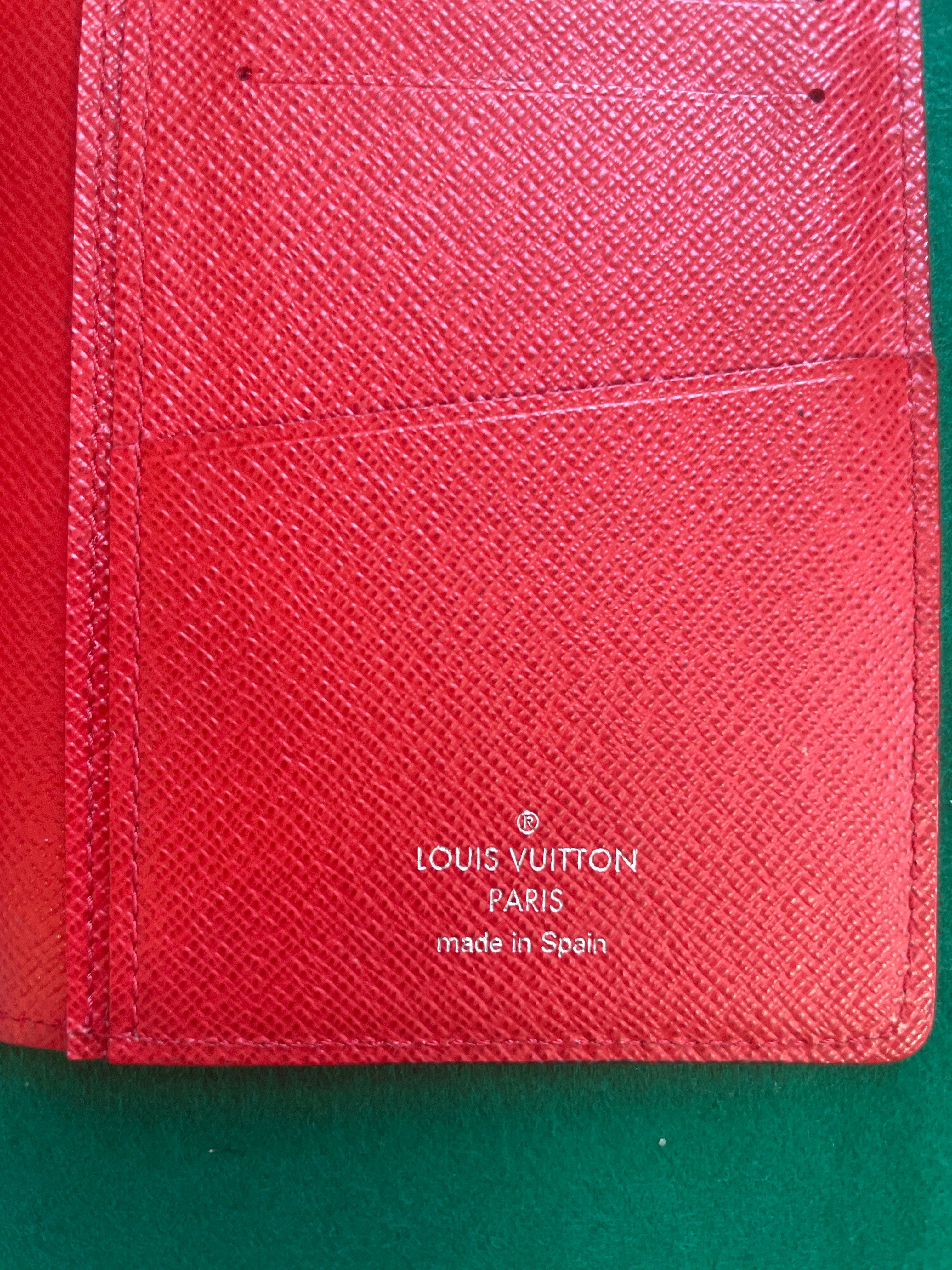Louis Vuitton x Supreme Portefeuille Brazza "Red"